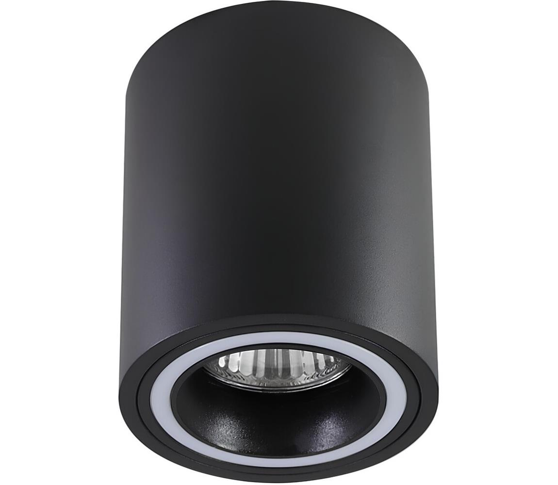 Rabalux 71160 - Oświetlenie punktowe KOBALD 1xGU10/25W/230V okrągłe czarne