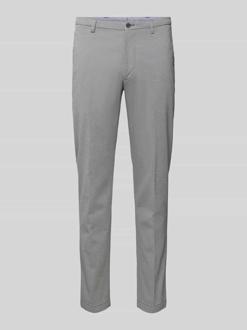 Spodnie materiałowe o kroju slim fit z dodatkiem streczu model ‘CiBrody’