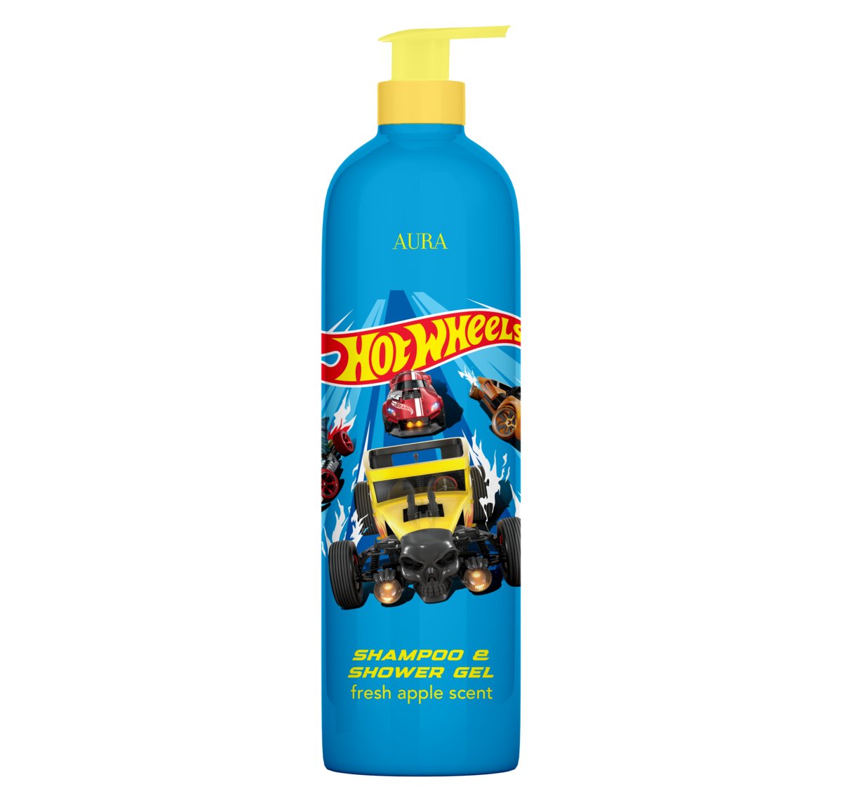 AURA, Hot Wheels, Szampon I Żel Pod  Prysznic, 1000ml