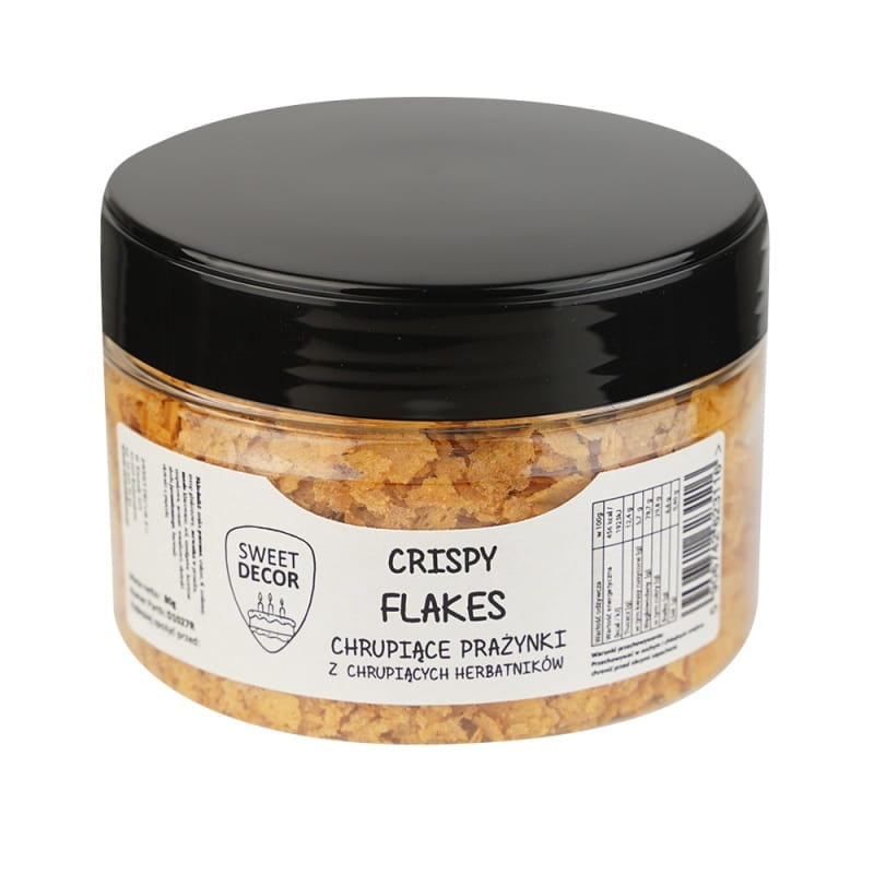 Chrupiące prażynki z herbatników CRISPY FLAKES Sweet Decor, 60 g