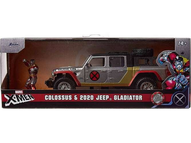 MARVEL X-MEN COLOSSUS 2020 JEEP GLADIATOR 1:32 SAMOCHÓD + FIGURKA JADA