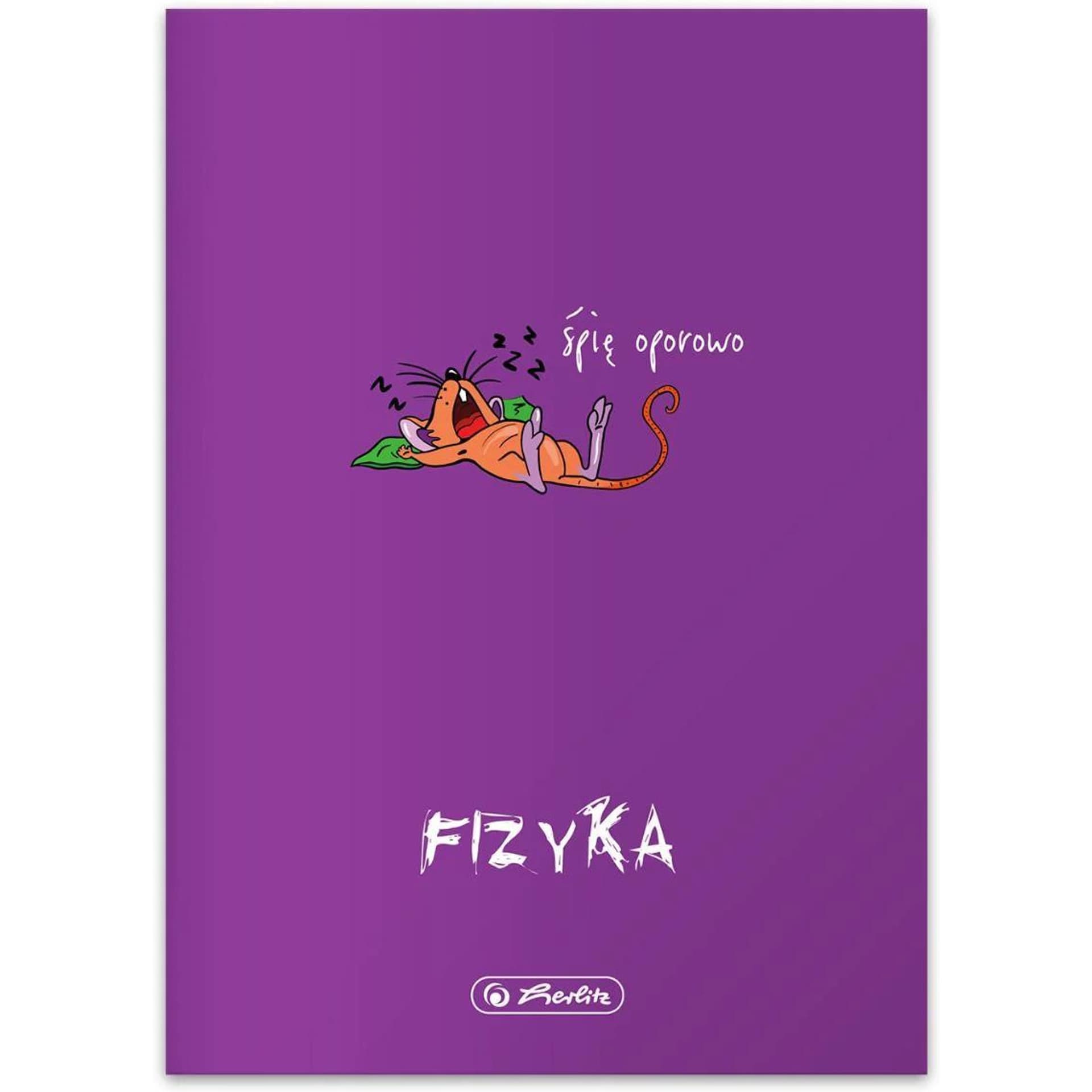 Zeszyt A5 60k kratka 70g. FIZYKA 9500080 HERLITZ