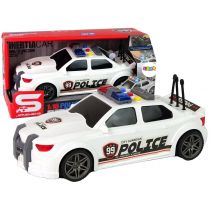 Policja 1:16 z dźwiękiem biała Leantoys