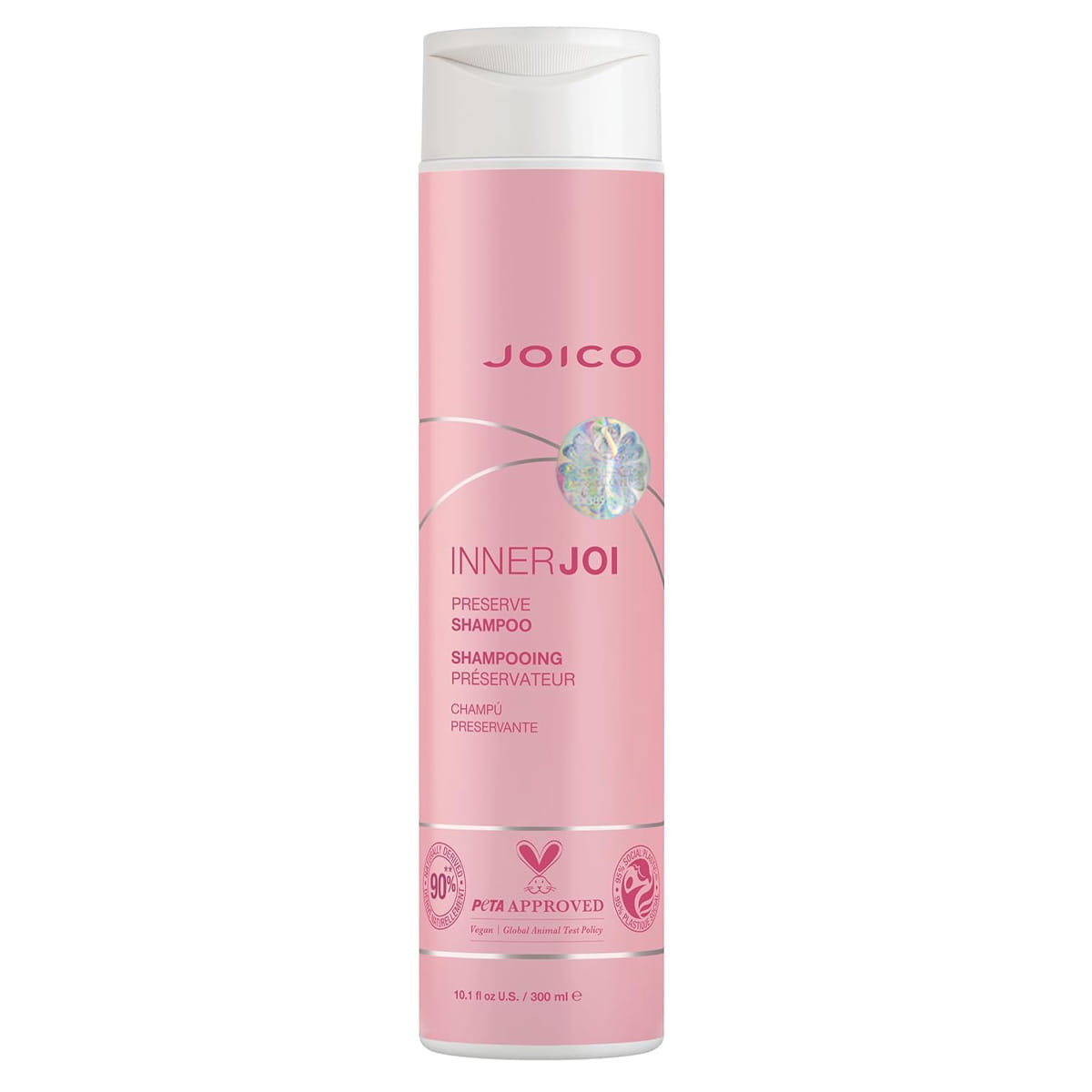 Joico InnerJoi Preserve Shampoo, szampon chroniący kolor do włosów farbowanych, 300ml