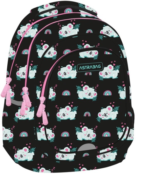Astrabag, Plecak trzykomorowy - Sleepy Koala (AB300)