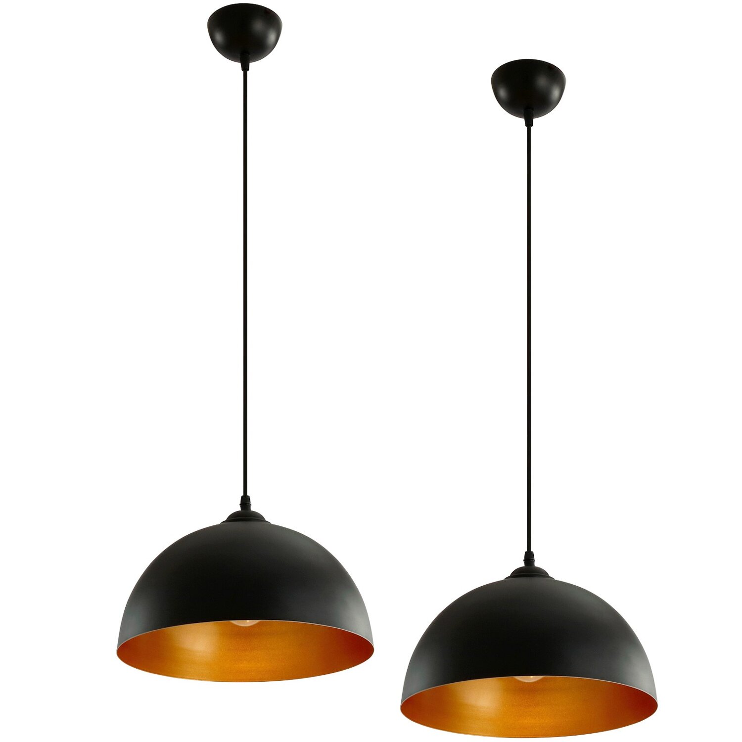 ZESTAW 2x INDUSTRIALNA LAMPA SUFITOWA WISZĄCA  NAD STÓŁ W STYLU LOFT