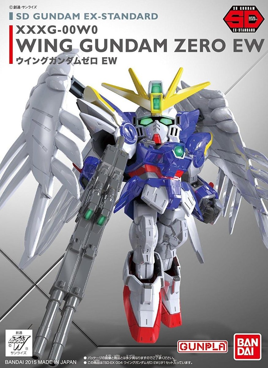 gundam - sd gundam ex-standard 004 wing gundam zero (ew) - model kit