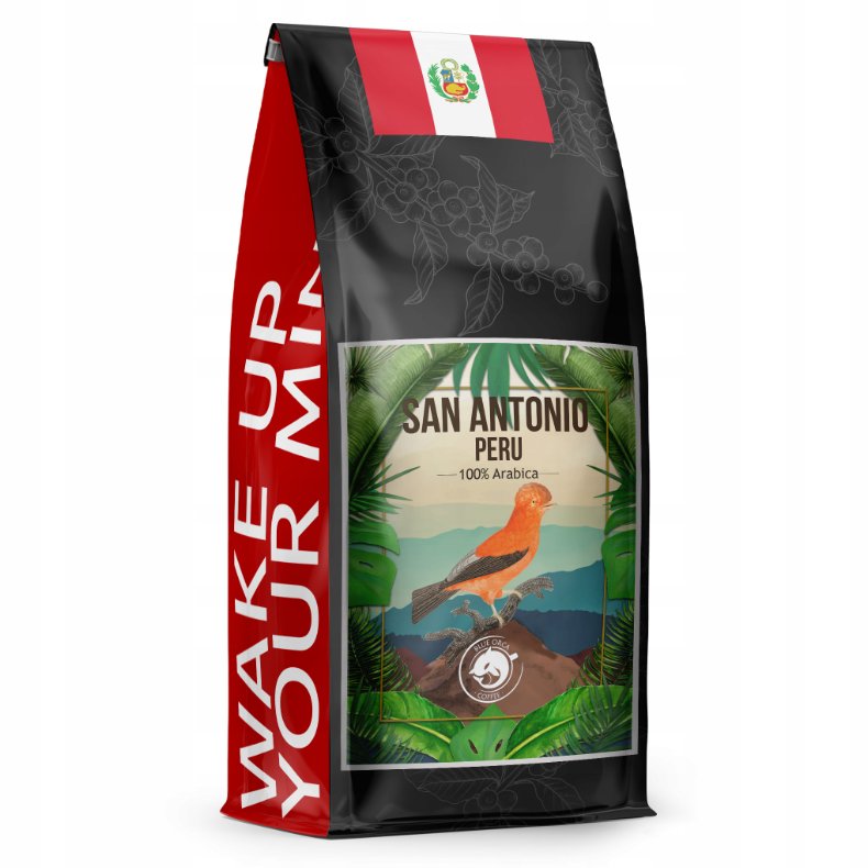 Kawa Ziarnista, San Antonio Peru, Świeżo Palona, Blue Orca Coffee, 1 kg