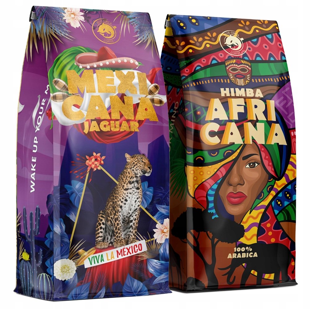 Kawa Ziarnista 2Kg Zestaw - Świeżo Palona - Z Palarni Kawy Blue Orca Coffe