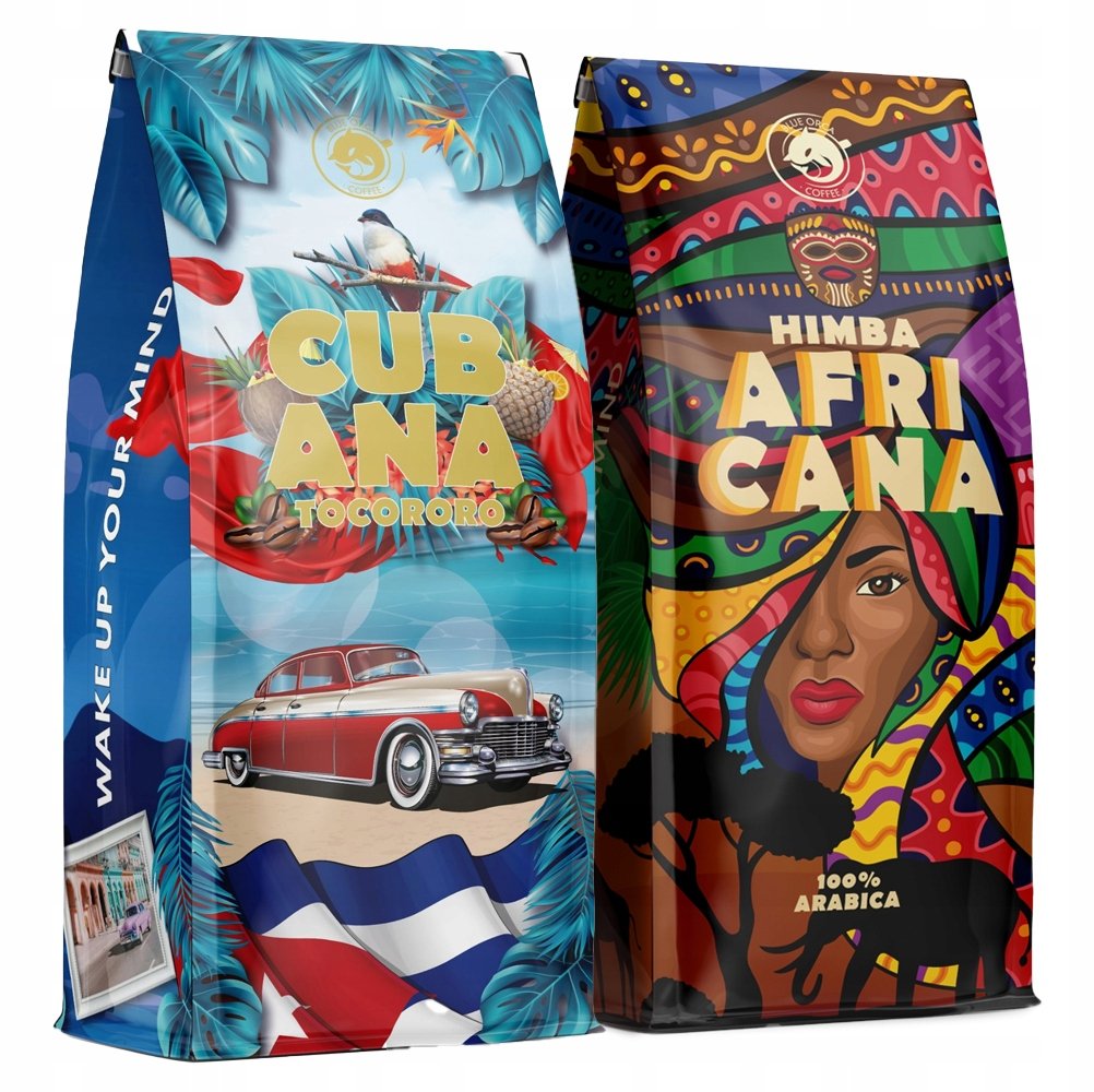 Kawa Ziarnista 2Kg Zestaw - Świeżo Palona - Z Palarni Kawy Blue Orca Coffe