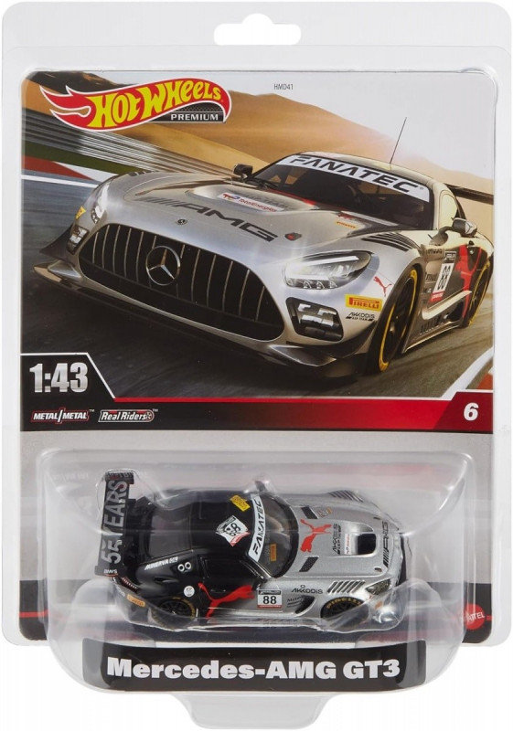 Hot Wheels, Pojazd Premium 1:43 Mercedes