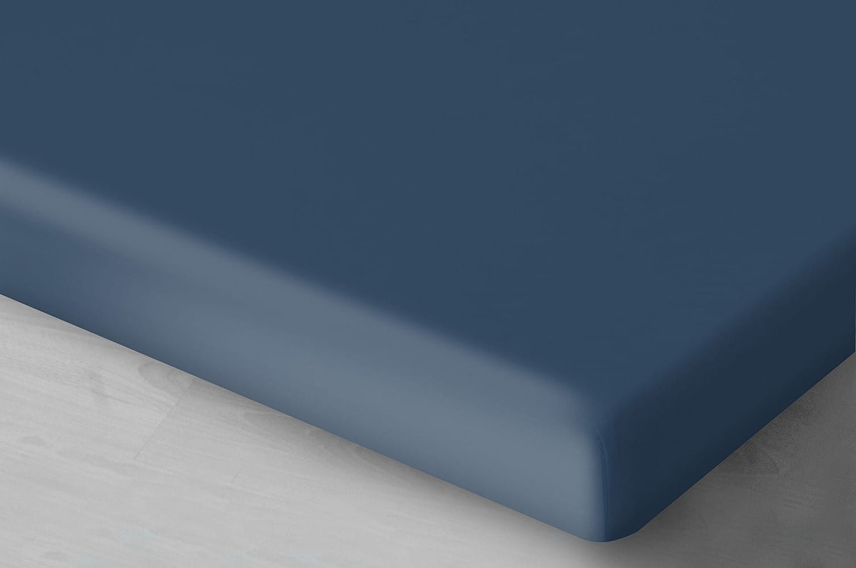 Prześcieradło satynowe z gumką 120x200 grafit-76