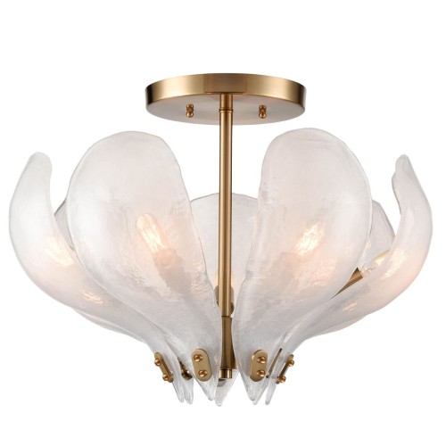 Cannes lampa sufitowa 7xE14 mosiądz C07739BR