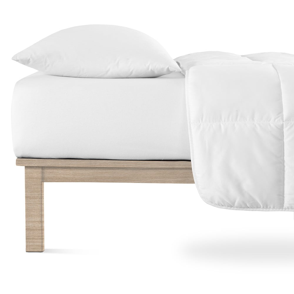 Białe dżersejowe prześcieradło z gumką 180x200 cm Boxspring – Andrea Simone