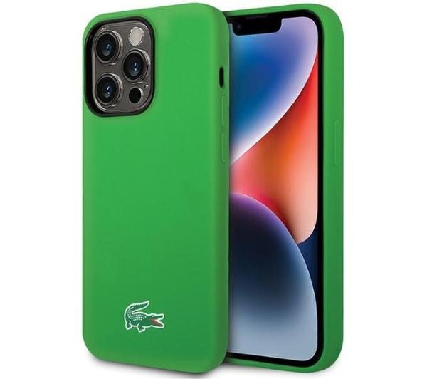 Lacoste Silicone MagSafe do iPhone 15 Pro Zielony