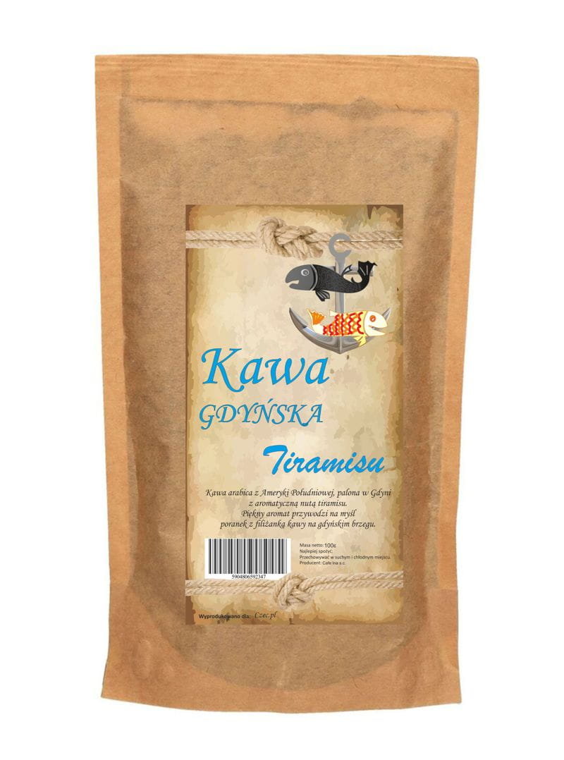 Kawa Gdyńska - Tiramisu - 100 g (mielona)
