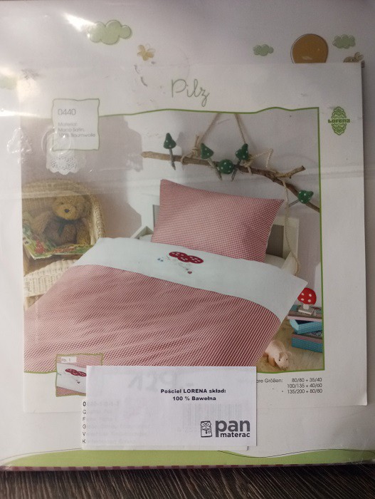 Pościel LORENA 80x80 bawełniana - OUTLET : Rozmiar - 80x80