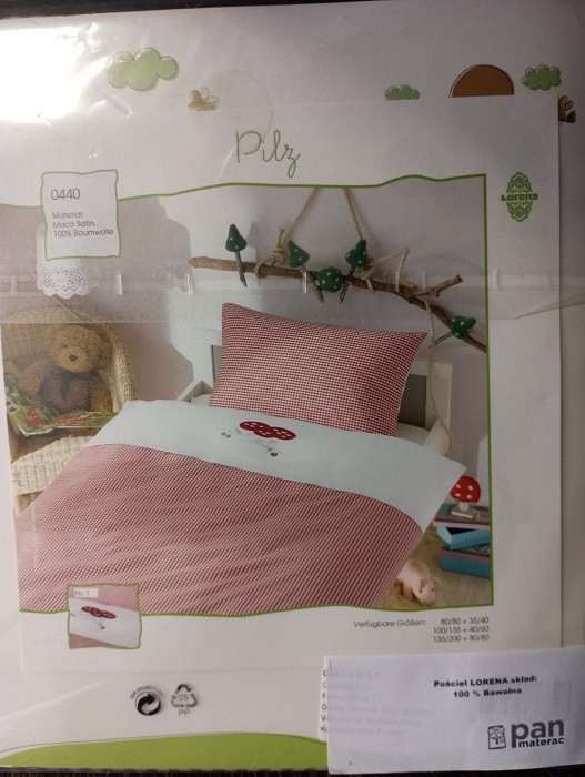 Pościel LORENA 100x135 bawełniana - OUTLET : Rozmiar - 100x135