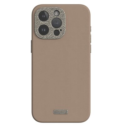 Moshi Napa MagSafe - Skórzane etui iPhone 15 Pro Max (Woodsmoke Brown)