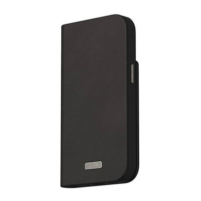 Moshi Overture MagSafe - Skórzane etui 3w1 z klapką iPhone 15 (Midnight Black)