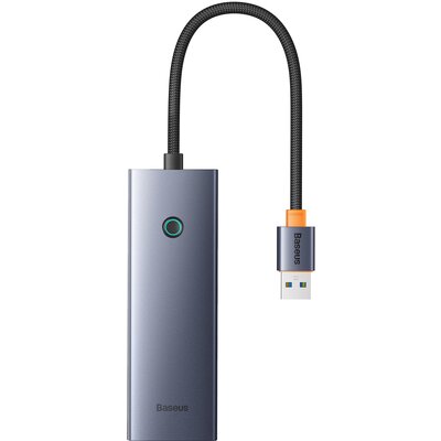 Hub BASEUS UltraJoy Series Lite BS-OH108 USB 3.2 Gen. 1, Pasywny Szary B0005280B811-09