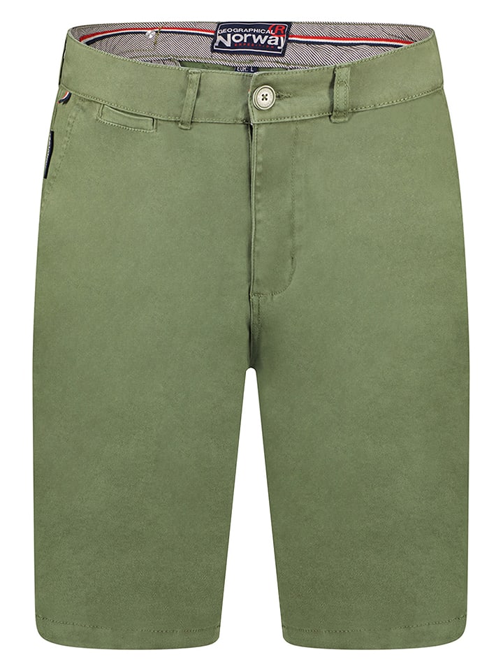 Geographical Norway Bermudy w kolorze khaki