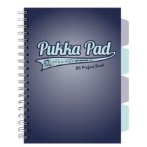 Pukka Project Book Navy B5 kratka 100 kartek 3 szt.