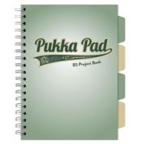 Pukka Project Book Sage B5 kratka 100 kartek 3 szt.