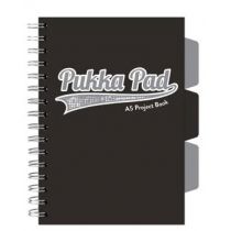 Pukka Project Book Black A5 kratka 100 kartek 3 szt.