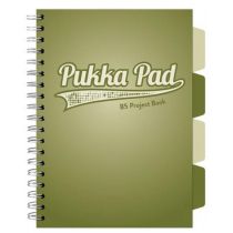Pukka Project Book Olive B5 kratka 100 kartek 3 szt.