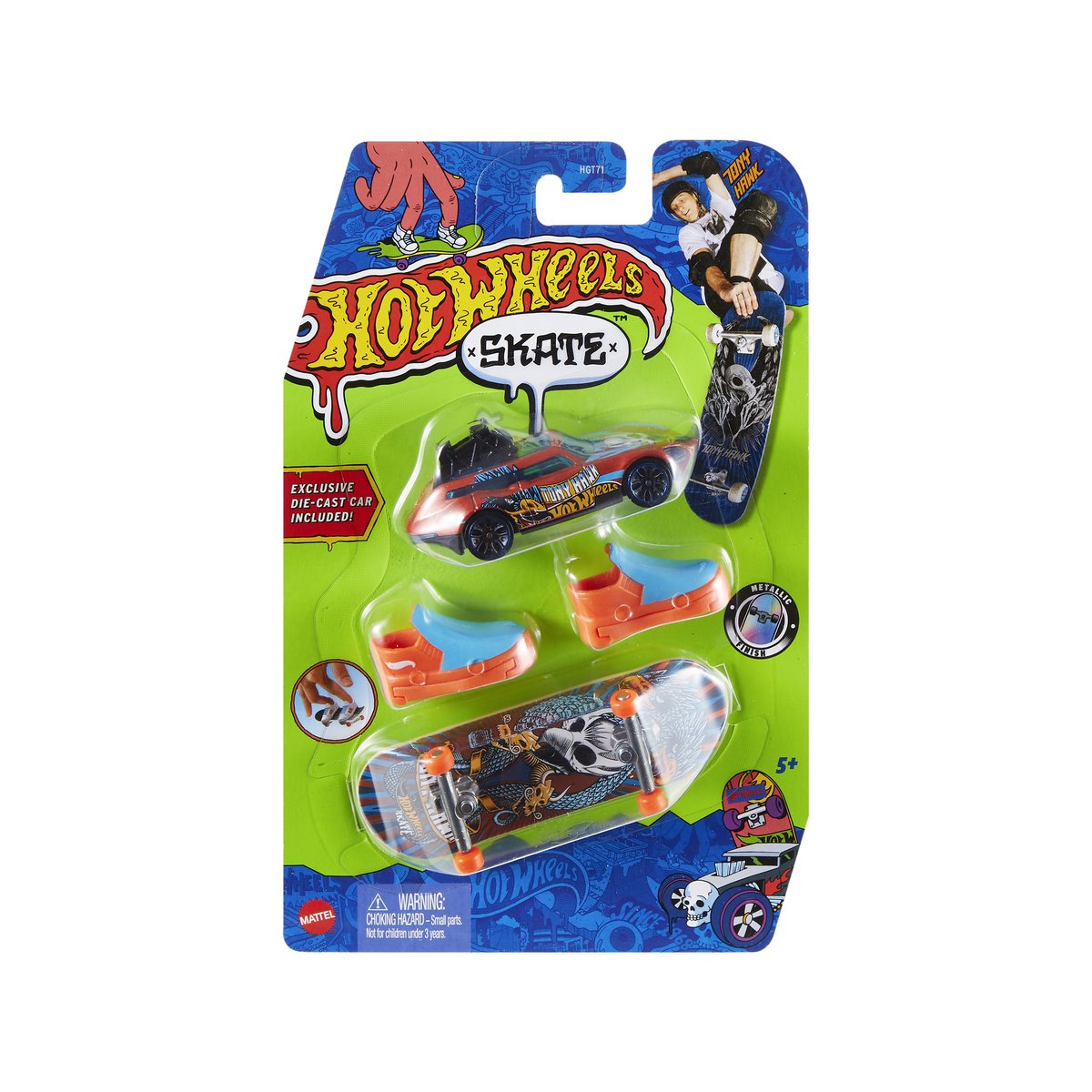 HW Skate Deskorolka + buty + samochodzik  HNG55