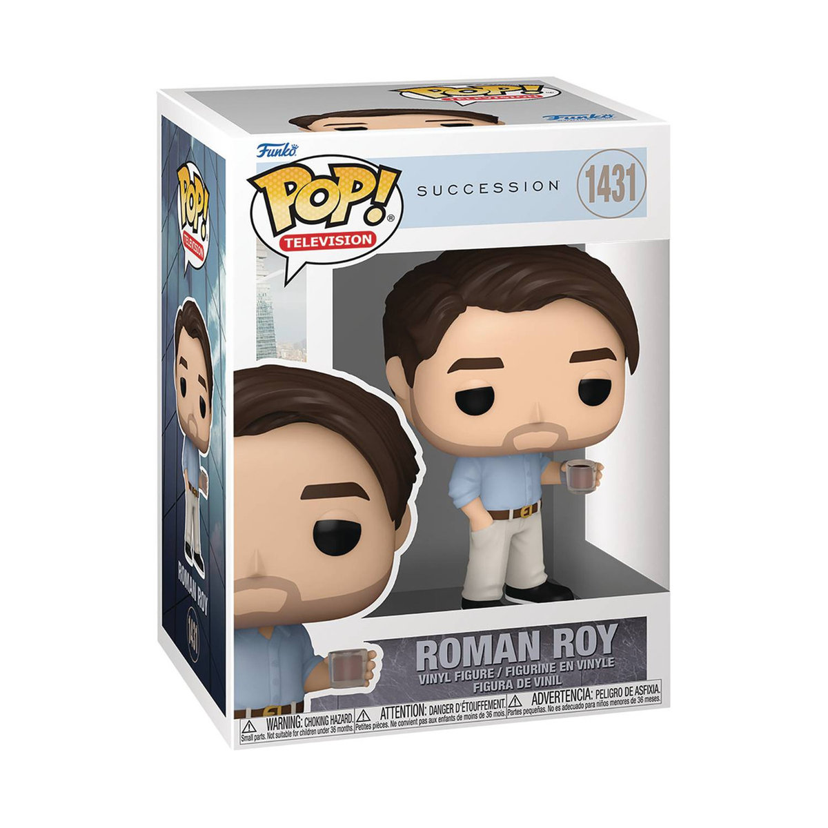Funko POP! Television, figurka kolekcjonerska, Succession, Roman Roy, 1431