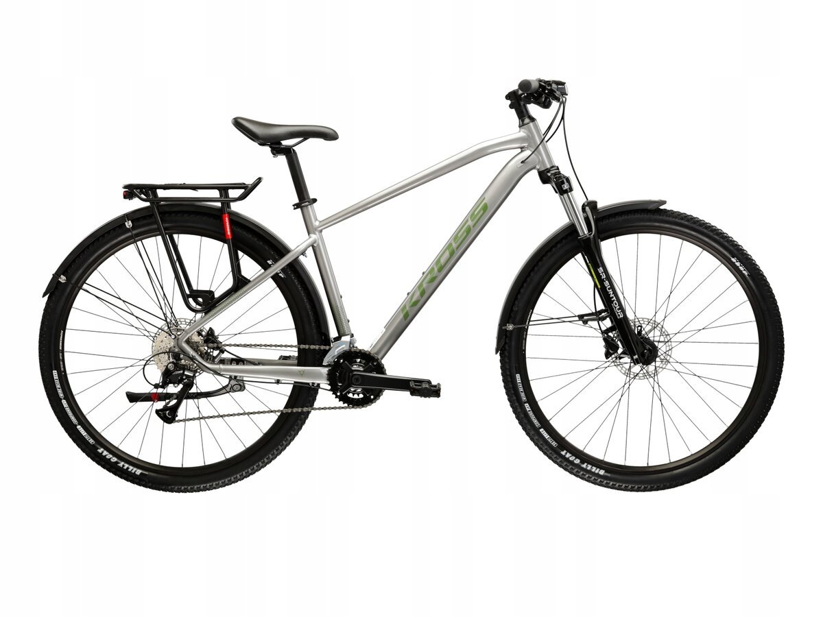 Rower górski MTB KROSS HEXAGON 4.0 EQ rozmiar M Szary