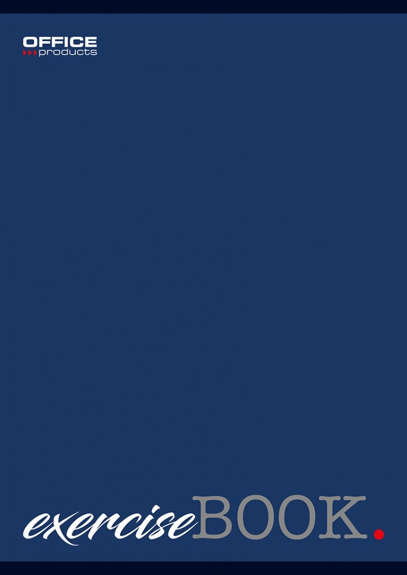 Zeszyt szkolny OFFICE PRODUCTS, A4, w kratkę, 96 kart., 60gsm, mix kolorów