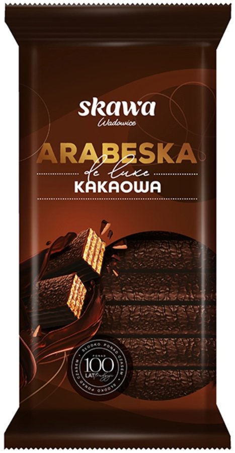 Wafelki Arabeska de luxe kakaowa Skawa 190 g