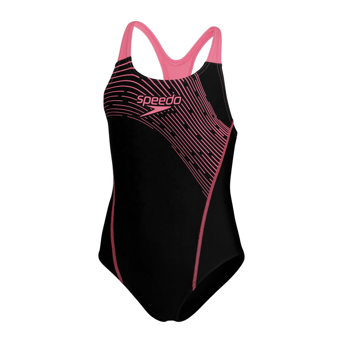 Strój kąpielowy jednoczęściowy dziewczęcy na basen Speedo Medley Logo 128cm