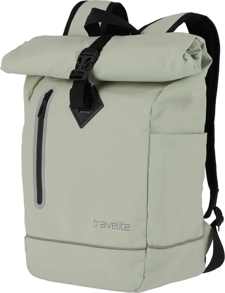 Plecak miejski Travelite Basics Rollup 19L Jasnozielony