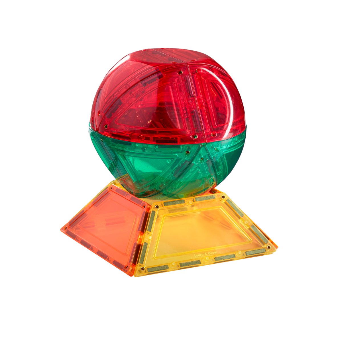 Klocki magnetyczne Kopuły 18 el. Dome Pack Learn&Grow Toys