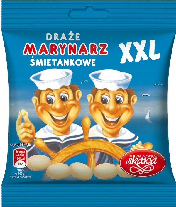 Draże śmietankowe Marynarze XXL Skawa 130 g