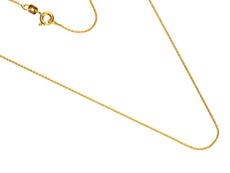 Złoty łańcuszek 333 SPLOT SPIGA 45CM 1g
