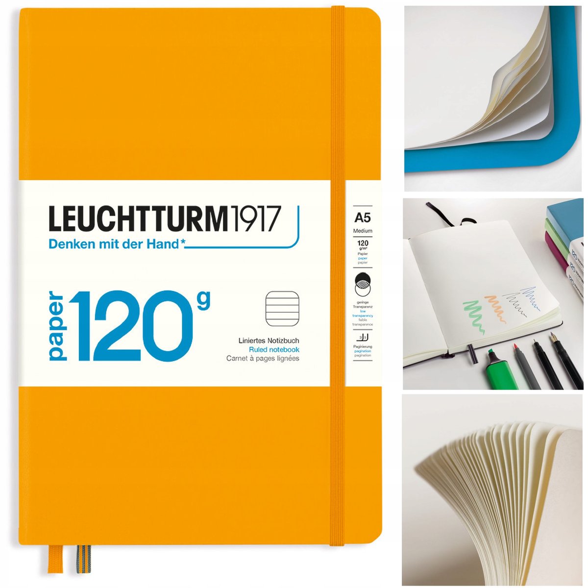 LEUCHTTURM1917 Notatnik Notes Medium A5 Linia 120