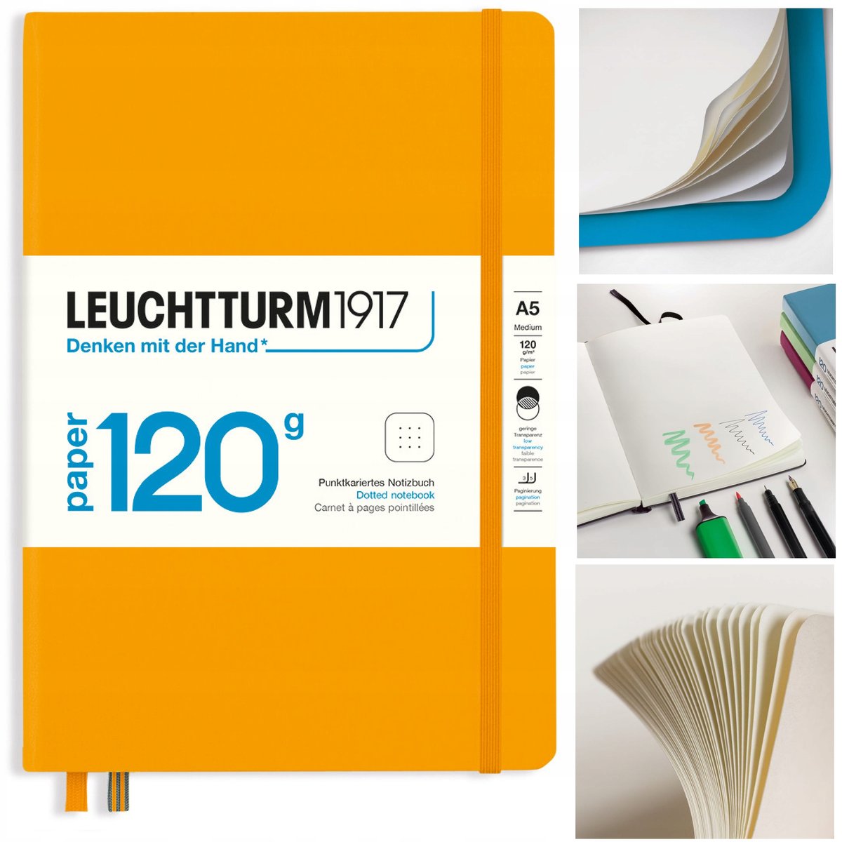LEUCHTTURM1917 Notatnik Notes Medium A5 Kropka 120