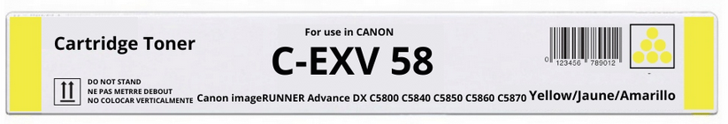 Canon C-EXV58 (3766C002) yellow