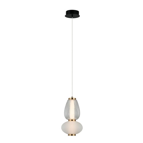 Gastel lampa wisząca 1xLED/8W czarna PND-74937-2-BK