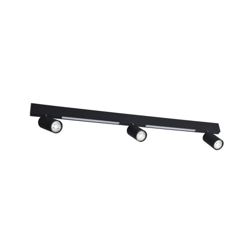 Mannari lampa sufitowa 3xGU10+2xLED/8W czarna S230757205