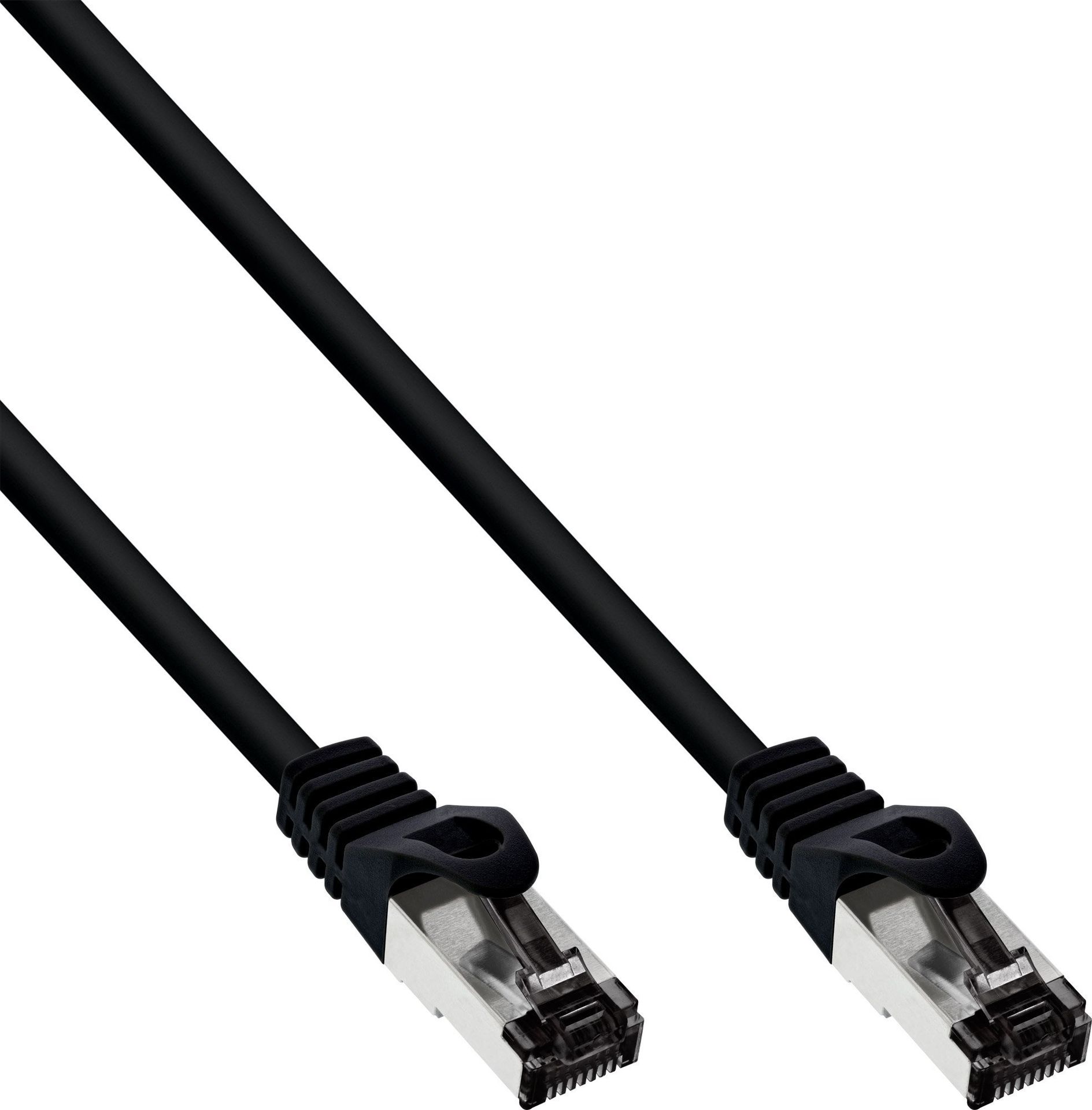 InLine InLine® Patch Cable S/FTP PiMF Cat.8.1 halogen free 2000MHz black 0.25m