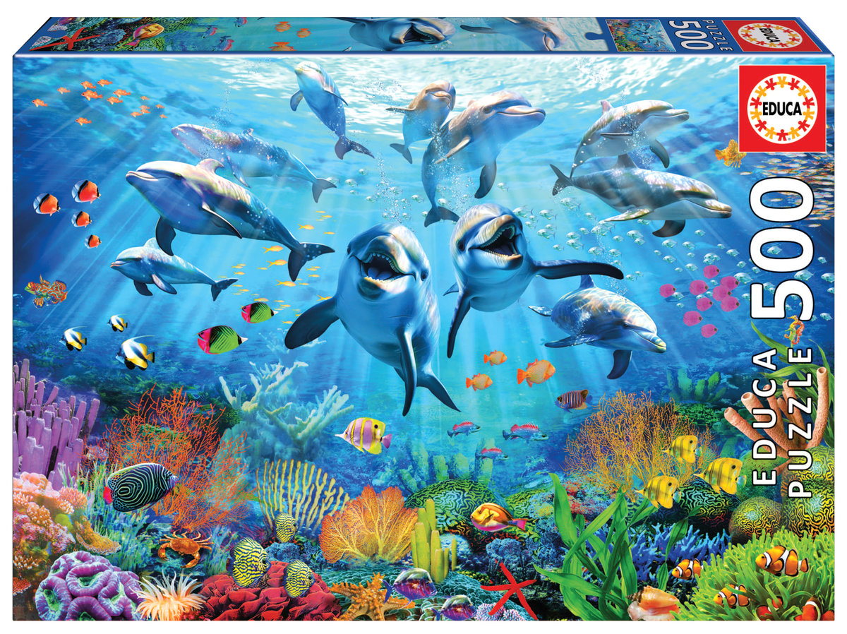 Educa, Puzzle, Delfiny, 500 el.