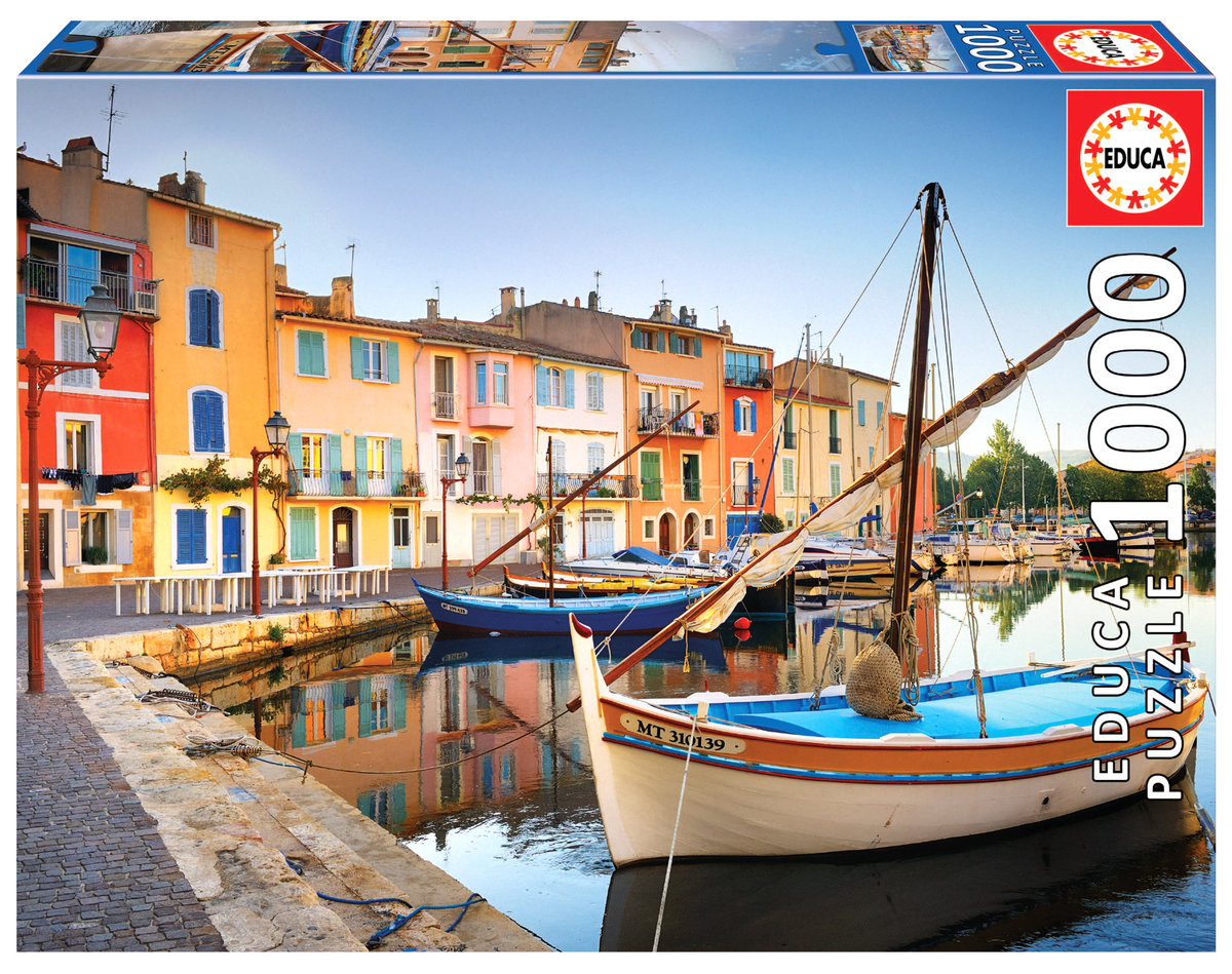 Educa, Puzzle, Port w Martigues / Francja, 1000 el.