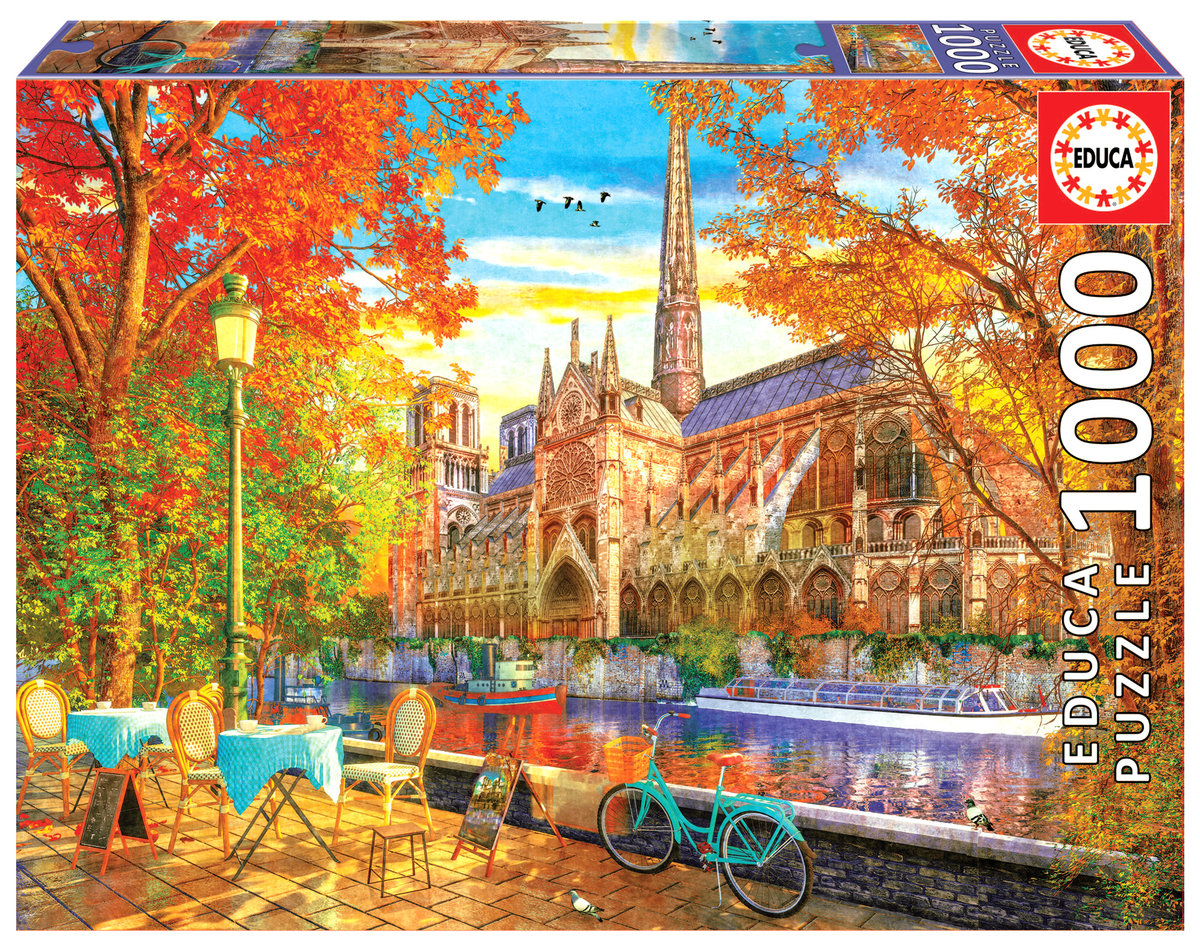 Educa, Puzzle, Katedra Notre Dame / Paryż / Francja, 1000 el.