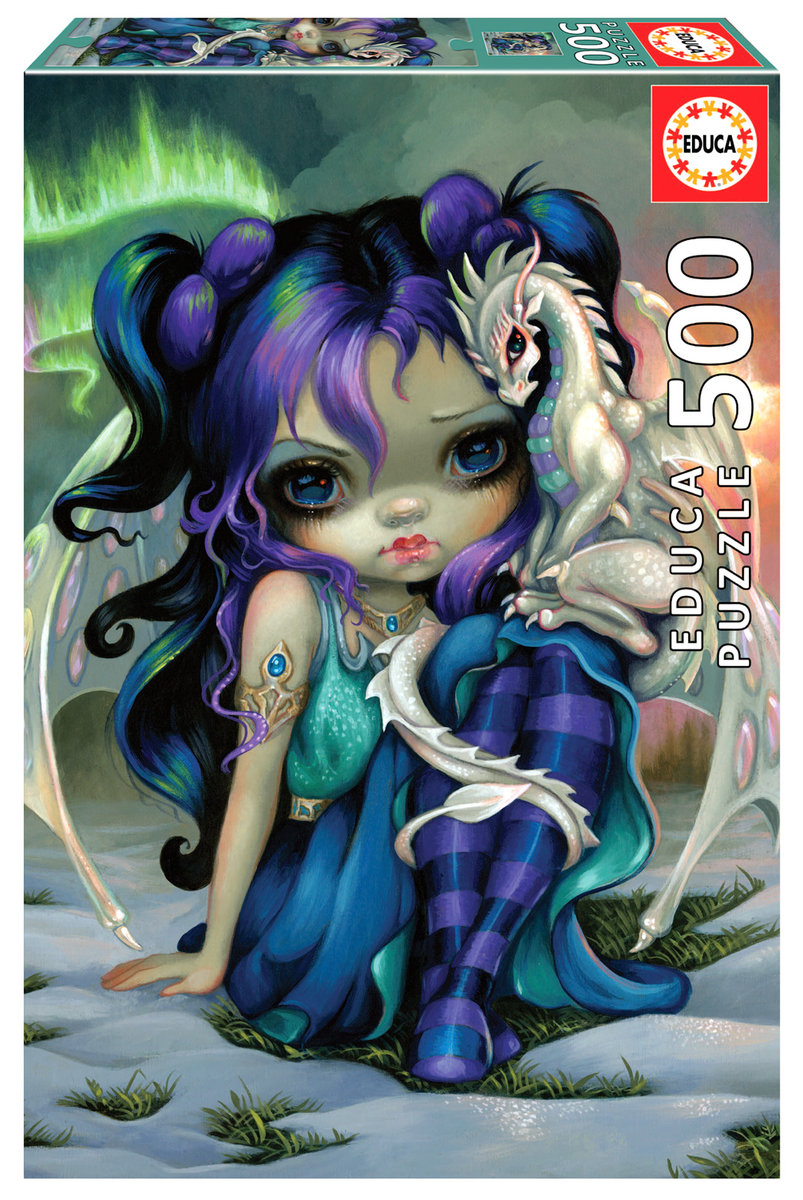 Educa, Puzzle, Wróżka i smok, 500 el.